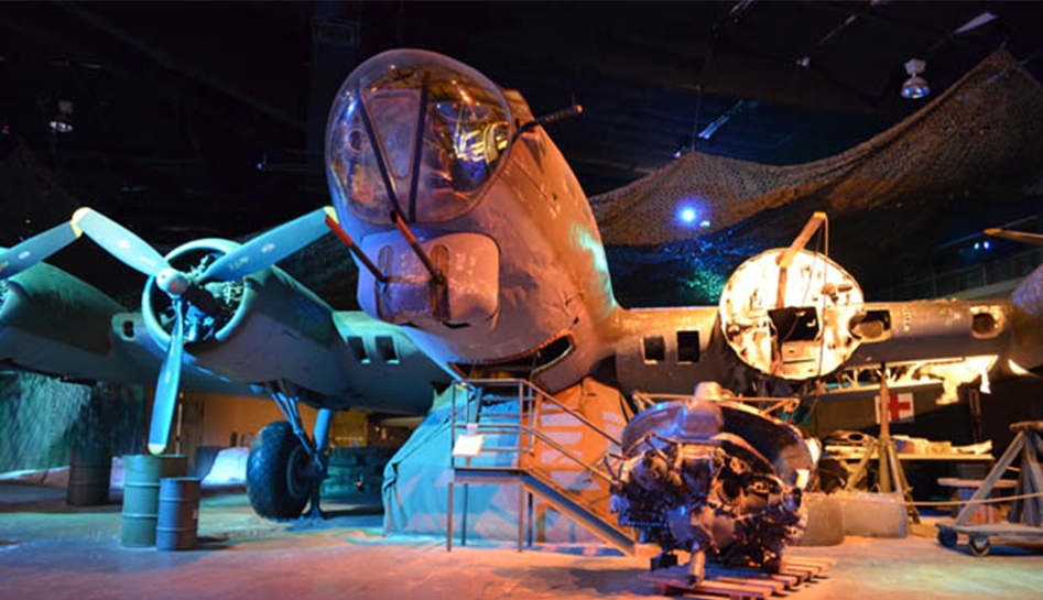 1945 Boeing B-17 Flying Fortress at Fantasy of Flight. Polk City, Florida.